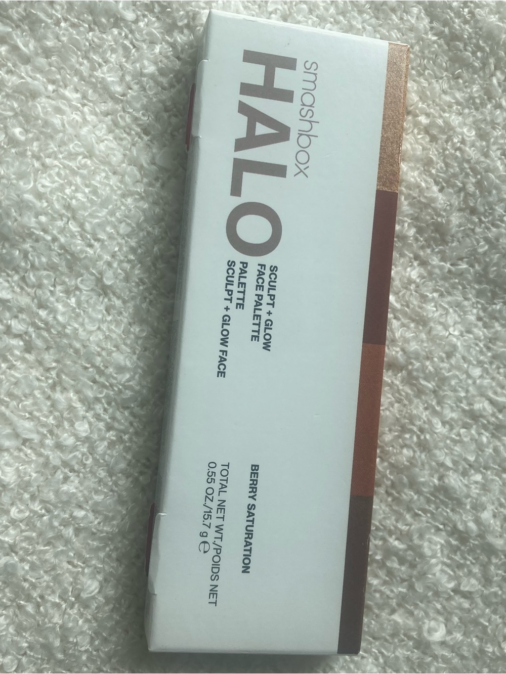 Smashbox Halo Sculpt + Glow Face Palette - White with Pink and Bronze Accents